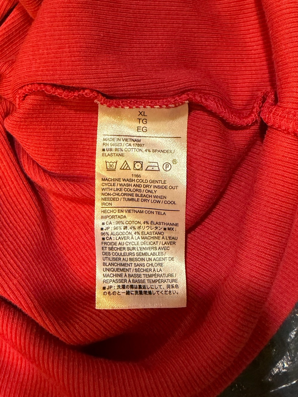 Banana Republic Red Ribbed Tank Top - Picture 5 of 5